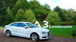 Audi A3 Limousine - start odrobinę spóźniony