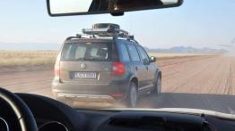 Skoda Yeti w Namibii - dzień 2 - poznajemy szutry i piaski