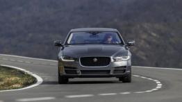 Jaguar XE 2.0d Ammonite Grey (2015) - widok z przodu