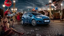 Ford Fiesta VII Facelifting - wersja 5-drzwiowa - widok z przodu