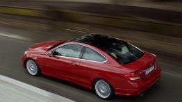 Mercedes klasa C Coupe 2012 - widok z góry