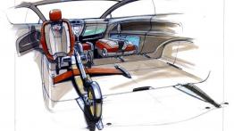 Seat Salsa Emotion - szkic wnętrza
