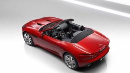 Jaguar F-Type S Manual Roadster Caldera Red (2015) - widok z góry