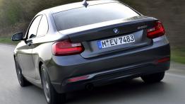 BMW 220i Coupe Sport Line (2014) - widok z tyłu
