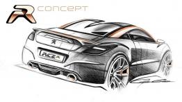 Peugeot RCZ R Concept - szkic auta