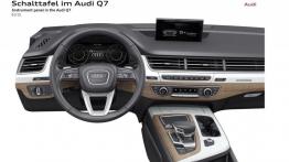 Audi Q7 II (2015) - układ kokpitu