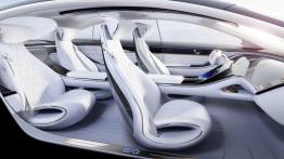 Mercedes EQS - widok ogólny wnêtrza z przodu
