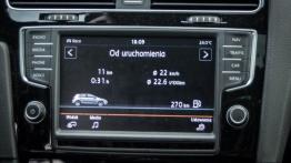 Volkswagen Golf VII R 5d 2.0 TSI - galeria redakcyjna - ekran systemu multimedialnego