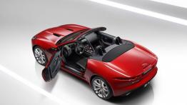 Jaguar F-Type S Manual Roadster Caldera Red (2015) - widok z góry