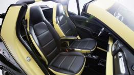 Smart fortwo II Cabrio edition MOSCOT (2015) - widok ogólny wnętrza z przodu