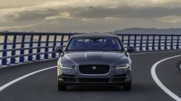 Jaguar XE 2.0d Ammonite Grey (2015) - widok z przodu
