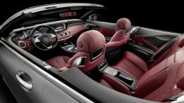 Mercedes-Benz Klasa S Cabrio (2016) - widok ogólny wnętrza z przodu