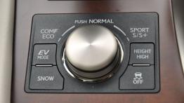 Lexus LS IV Facelifting - galeria redakcyjna - pokrętło do sterowania trybami jazdy