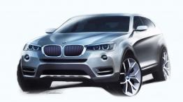 BMW X3 F25 Facelifting (2014) - szkic auta