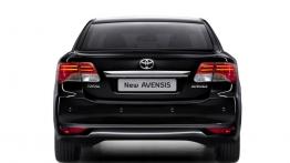 Toyota Avensis III sedan Facelifting - widok z tyłu