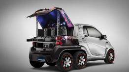 Rinspeed Dock+Go Concept - tył - bagażnik otwarty