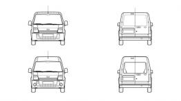 Ford Tourneo Connect SWB - szkic auta