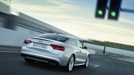 Audi S5 Coupe 2012 - tył - reflektory włączone
