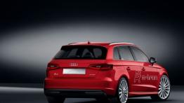 Audi A3 III Sportback e-tron (2013) - tył - reflektory włączone