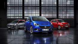 Opel Corsa E OPC (2015) - przód - reflektory włączone