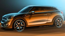 Mini Paceman - szkic auta