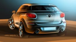 Mini Paceman - szkic auta