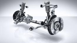 Mercedes klasy C 450 AMG 4MATIC kombi (2016) - schemat konstrukcyjny przedniego zawieszenia