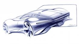 Mercedes AMG Vision Gran Turismo Concept (2013) - szkic auta