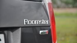 Skoda Roomster - świeżo po odbiorze - emblemat