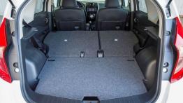 Nissan Note II 1.5 dCi (2013) - tylna kanapa złożona, widok z bagażnika