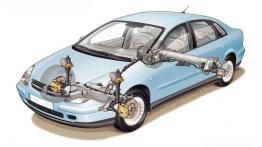 Citroen C5 Sedan 2001 - schemat konstrukcyjny auta