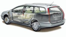 Citroen C5 Kombi 2001 - schemat konstrukcyjny auta