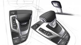 Audi Q7 II (2015) - szkic wnętrza