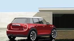 Mini Cooper S 2014 - wersja 5-drzwiowa - szkic auta