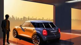 Mini Cooper S 2014 - wersja 5-drzwiowa - szkic auta