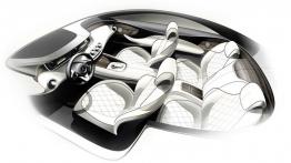 Mercedes klasy S Coupe (2014) - szkic wnętrza