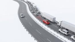 Skoda Superb III (2015) - schemat działania systemu wspomagania jazdy