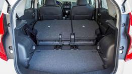 Nissan Note II 1.5 dCi (2013) - tylna kanapa złożona, widok z bagażnika
