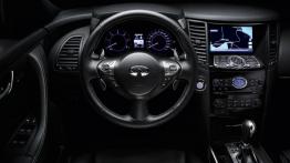 Infiniti FX Black and White - kokpit