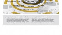 Mercedes klasy S Coupe (2014) - schemat działania systemu bezpieczeństwa