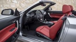 BMW 228i Cabrio (2015) - wersja amerykańska - widok ogólny wnętrza z przodu