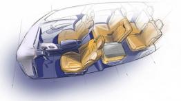 Audi Q7 II (2015) - szkic wnętrza