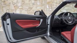 BMW 228i Cabrio (2015) - wersja amerykańska - drzwi kierowcy od wewnątrz