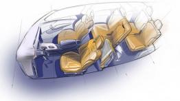 Audi Q7 II (2015) - szkic wnętrza