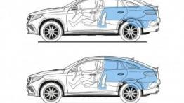 Mercedes-AMG GLE 63 Coupe (2015) - szkic auta - wymiary