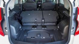 Nissan Note II 1.5 dCi (2013) - tylna kanapa złożona, widok z bagażnika