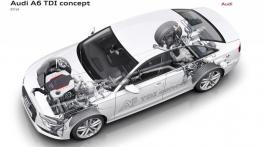 Audi A6 C7 TDI Concept (2014) - schemat konstrukcyjny auta