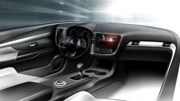 Mitsubishi Outlander III - szkic wnętrza