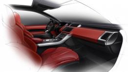 Land Rover Range Rover Sport II (2014) - szkic wnętrza