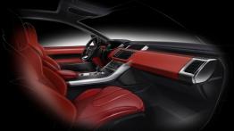 Land Rover Range Rover Sport II (2014) - szkic wnętrza